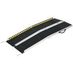 5ft Wheelchair Ramp Scooter Mobility Non-Skid PVC Layering Portable Foldable Aluminium