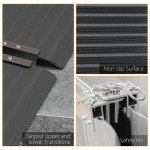 5ft Wheelchair Ramp Scooter Mobility Non-Skid PVC Layering Portable Foldable Aluminium