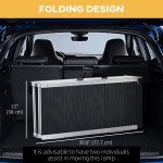 5ft Wheelchair Ramp Scooter Mobility Non-Skid PVC Layering Portable Foldable Aluminium