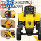Ride-On Excavator with Back Trailer, Shovel & Rake for Ages 3+