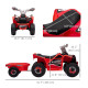 6V Electric Ride-On Toy Car with Back Trailer, Forward/Reverse, Wear-Resistant Wheels, for Ages 18–36 Months, Red