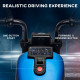 6V Kids Motorcycle with Training Wheels, Foot Pedal, Headlight, Music, Forward/Reverse, Single-Button Start, Blue