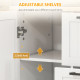 Rolling Kitchen Cart on Wheels with Drop Leaf, Kitchen Island with 3 Drawers, Solid Wood Top and Towel Rack, White