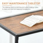 Dining Table Set, Industrial Dining Set for 2, Kitchen Table and Chairs for Small Space, Dining Room Table with Chairs