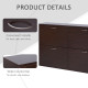 Flip Down Shoe Storage, Multi Cabinet, Wooden Shoe Rack, Entryway Shelf, 4 Drawer Organizer, Freestanding Unit, Brown