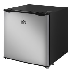 1.1 Cu. Ft. Mini Freezer, Compact Upright Freezer with Reversible Door, Removable Shelf, Adjustable Temperature, Silver