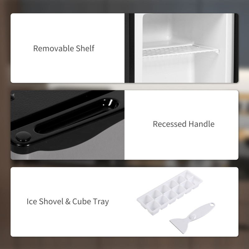 Compact Upright Freezer for Flexible Storage