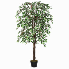 5.3ft Artificial Tree, Indoor Fake Ficus with Pot, for Home Office Living Room Decor