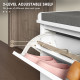 Shoe Storage with Seat, Upholstered Hallway Bench, Shoe Bench with Flip Drawer, Adjustable Shelf for 6 Pairs of Shoes