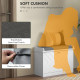 Shoe Storage with Seat, Upholstered Hallway Bench, Shoe Bench with Flip Drawer, Adjustable Shelf for 6 Pairs of Shoes