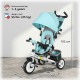 Qaba 6 in 1 Tricycle for Toddler 1-5 Years with Parent-Push Handle, Green