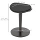 Standing Desk Stool, Ergonomic Wobble Chair, Adjustable Leaning Stool for Office Desks, with Rocking Motion, Black