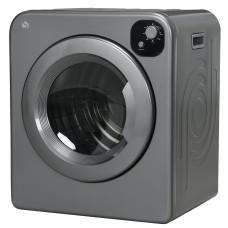 Compact Laundry Dryer Machine, 1300W, 3.22 Cu. Ft. Electric Portable Clothes Dryer with 7 Drying Modes for Apartment or Dorm, Grey