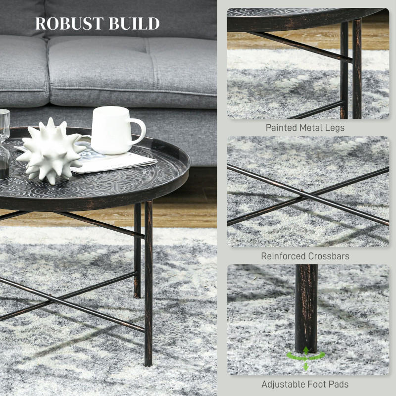 Vintage Coffee Table for Living Room, 24
