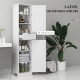 Freestanding Bathroom Cabinet with Drawer and 2 Doors, Tall Bathroom Cupboard for Kitchen, Study, Living Room