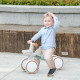 Qaba Toddler Balance Bike for 12–36 Months with Adjustable Seat, Removable Basket, 4 Silent Wheels, Green
