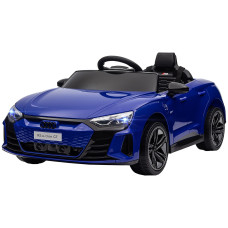 12V Audi RS e-tron GT Licensed Kids Ride-On Car, Battery Powered Electric Vehicle with Remote Control, Navy Blue