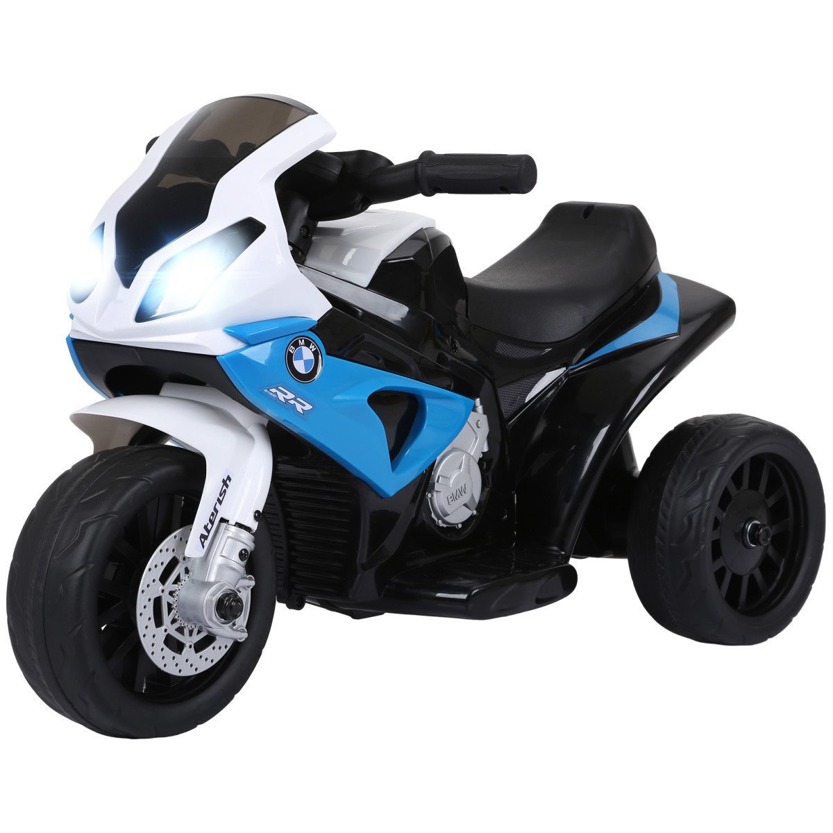 BMW Licensed 6V Kids Motorcycle with Headlight, Music, Gift for Boys & Girls - Blue