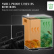 Dual Garbage Bin, Soft-Close Trash Can with Foot Pedal, 2 x 20 Liter Garbage Can with Removable Inner Buckets, Silver