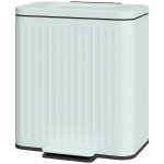 Trash Can, 2 x 5.3 Gallon (2 x 20 L) Garbage Can with Soft-Close Lid, Removable Inner Buckets for Kitchen Home Office