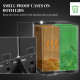 Dual Garbage Bin, Soft-Close Trash Can with Foot Pedal, 2 x 20 Liter Garbage Can with Removable Inner Buckets, Black