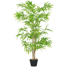Artificial Bamboo Tree, 5ft Fake Tree with Realistic Leaf and Natural Trunk, Decorative Plant in Nursery