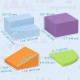 Qaba 4 Pieces Soft Play Foam Play Set for Climbing, Crawling, Multicolour