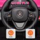 Qaba 12V Kids Ride On Car, Toy Truck with Remote Control, Spring Suspension, LED Headlights, 3 Speeds, Pink