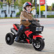 Kids Electric Pedal Motorcycle Ride-On Toy, 6V Battery Powered with Music, Horn & Headlights, Motorbike for Girls and Boys, Red