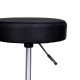 Adjustable Hydraulic Swivel Massage Salon Stool Facial Spa Tattoo Saddle Chair with 3 Changeable Seat Covers, Red/White/Black
