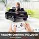 Qaba 12V Battery Powered Kids Electric Car, Audi Q8 etron Sportback Licensed Ride on Car w/ Remote Control, Black