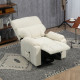 Lift Chair for Seniors, Microfibre Upholstered Power Recliner Chair with Remote, Quick Assembly, Cream White