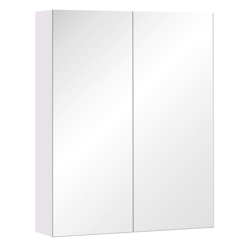 Wall Mount Medicine Cabinet with Mirror, Bathroom Mirror Cabinet Storage Organizer with Adjustable Shelf, Double Door Cupboard, Soft Closing, 23.5