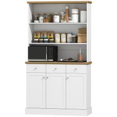 Kitchen Pantry Buffet Server Hutch Storage Sideboard Bookcase with Drawers & Cabinets for Living Room Cabinet Console