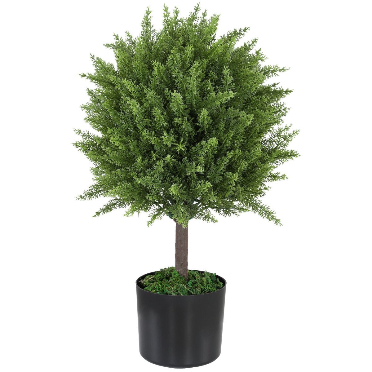 Decorative Artificial Plants, Cedar Topiary Trees in Pots, Fake Plants for Home Indoor outdoor Decor, Green