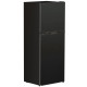 Double Door Mini Fridge with Freezer, 4.6 Cu.Ft Small Refrigerator with Thermostat, Shelves, Reversible Door, Black