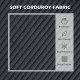 L Shaped Couch, L Shape Sofa with Chaise Lounge and Spring Cushion for Living Room, Bedroom, Grey