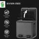 Dual Garbage Bin, Soft-Close Trash Can with Foot Pedal, 2 x 15 Liter Garbage Can with Removable Inner Buckets, Black