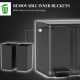 Dual Garbage Bin, Soft-Close Trash Can with Foot Pedal, 2 x 15 Liter Garbage Can with Removable Inner Buckets, Black