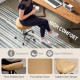 Saddle Stool, Height Adjustable Rolling Salon Chair with PU Leather for Massage, Spa, Clinic, Beauty and Tattoo, Brown