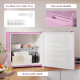 1.1 Cu.Ft Upright Mini Freezer Pink