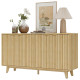 Fluted Sideboard Buffet Cabinet, 55