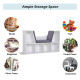 6-Cubby Bookcase with Seat Cushion, Cube Storage Shelf with Reading Nook for Home Office, Study, Grey