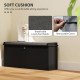 Shoe Storage with Seat, Upholstered Hallway Bench, Shoe Bench with Flip Drawer, Adjustable Shelf for 10 Pairs of Shoes