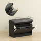 Shoe Storage with Seat, Upholstered Hallway Bench, Shoe Bench with Flip Drawer, Adjustable Shelf for 6 Pairs of Shoes