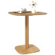 Dining Table for 4 People - Modern Kitchen Table with Wood-Effect Top, 27.6