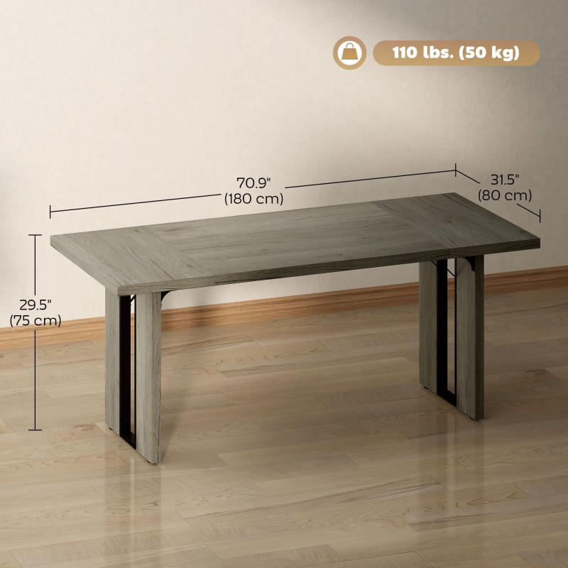 Industrial Kitchen Table for 8, 71