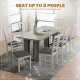 Industrial Kitchen Table for 8, 71