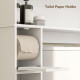 Over the Toilet Storage Cabinet, Bathroom Organizer with Adjustable Shelf, Toilet Paper Holder for Bathroom, Laundry