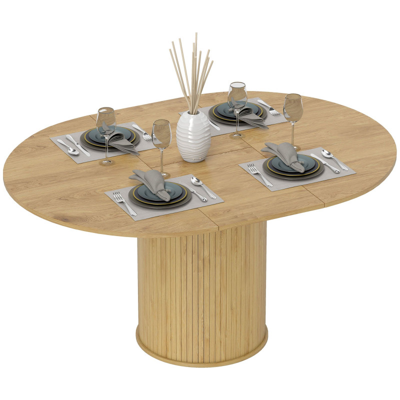 Extendable Kitchen Table for 6-8, 43.5